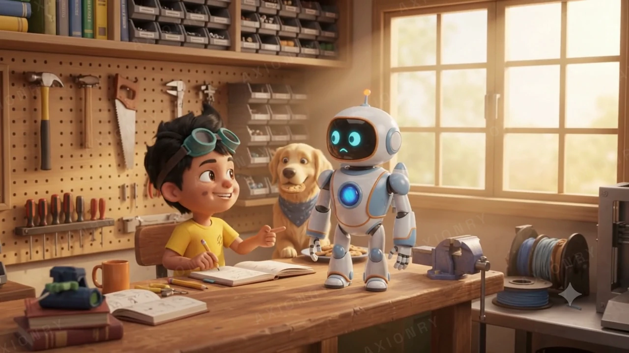 Biscuit heist, an AI-animated brand-style scene
